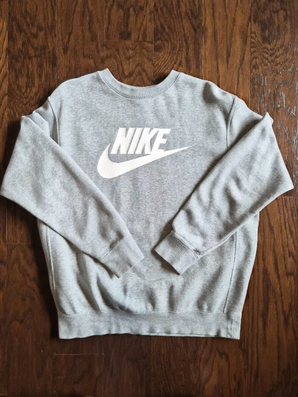 Nike Sportswear Club Fleece Crewneck Sweatshirt Mens Medium Grey DQ4912-063